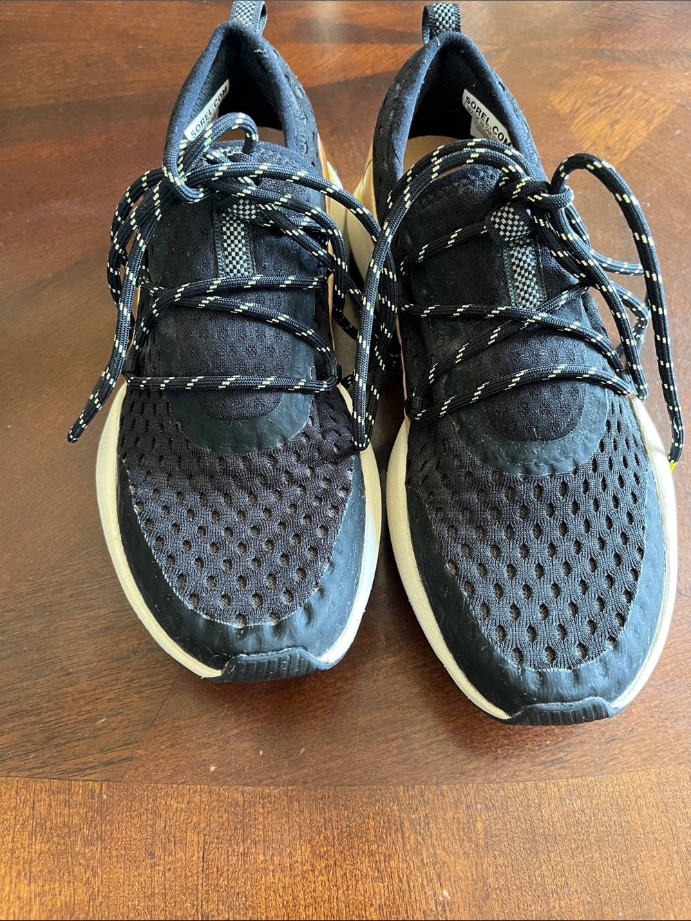 Women’s Black Athletic Sneakers - Breathable Lightweight Running Shoes